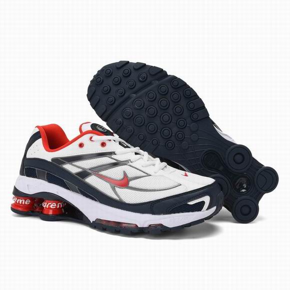 Nike Shox Ride 2 White Red Navy Men's Running Shoes-16